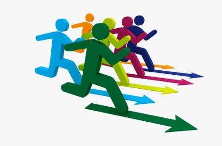 Outrank Your Competitors - running with arrows