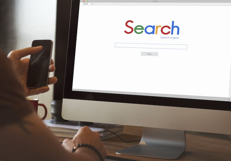 website search engine ranking